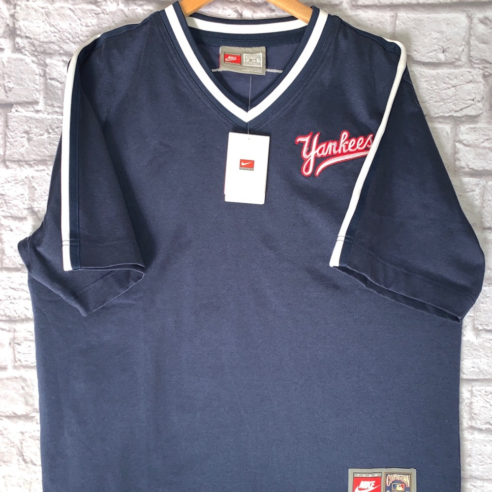 Vtg 90's Nike SEWN New York Yankees #23 Don Mattin